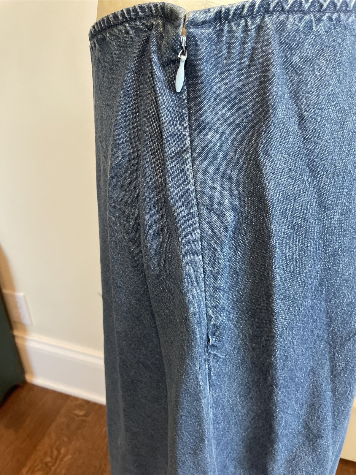 HAIRSTON ROBERSON ROPA Sz 8 Blue Denim Maxi Long Skirt Cotton Western Vintage - Fresh Stock Dated February 2026