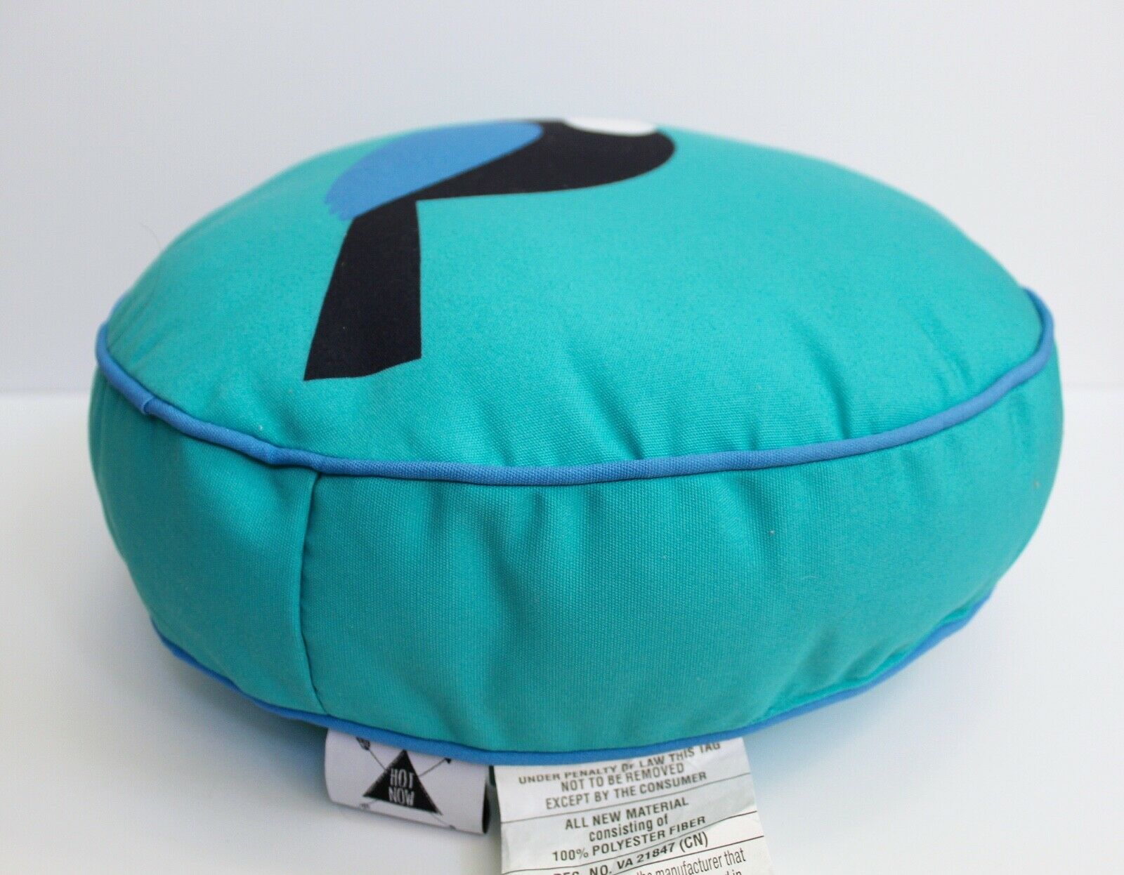 Hot Now Toucan Round Throw Accent Pillow - Teal Blue - Fresh Stock Dated December 2025