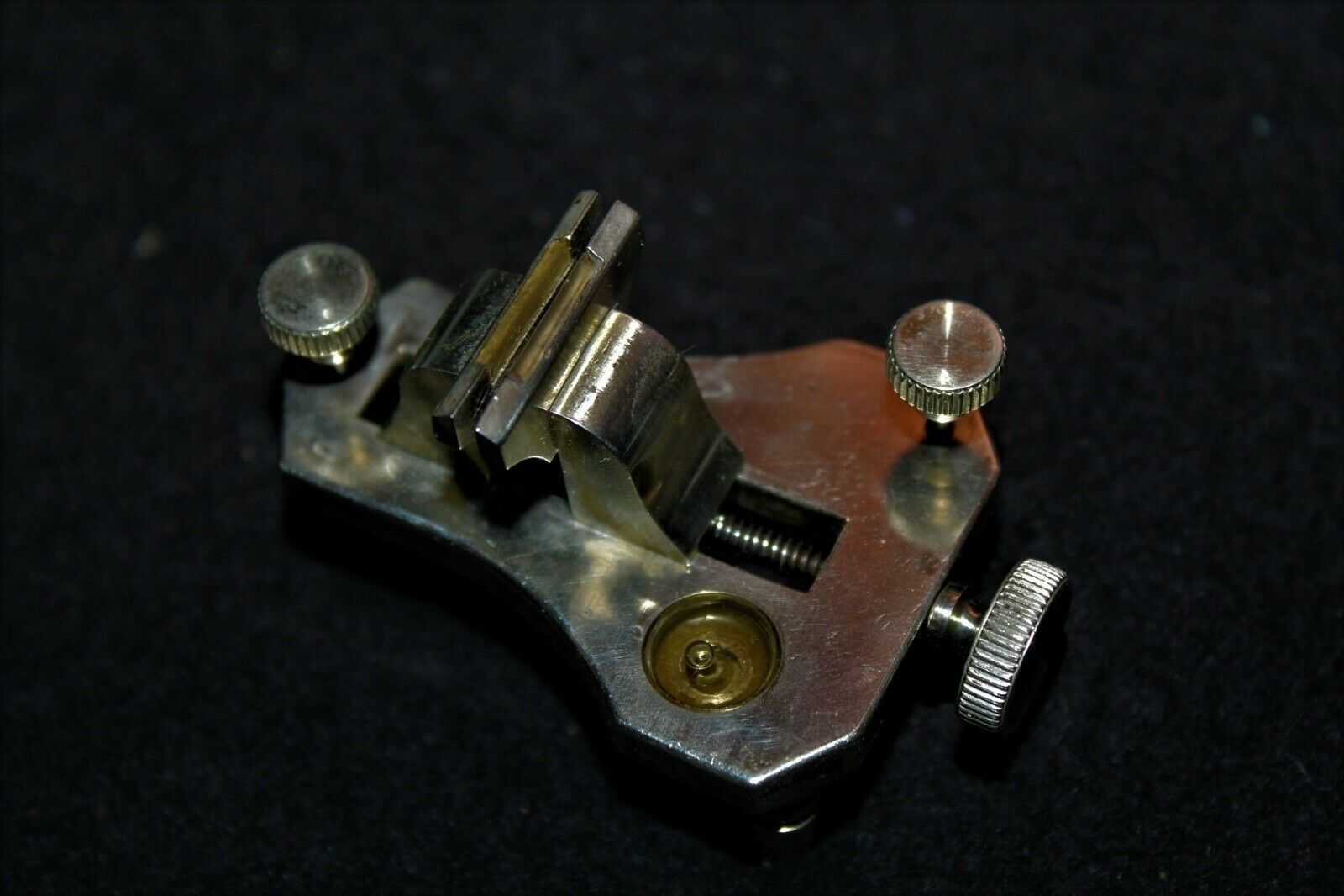 antique watchmaker's poising tool  brass German - Fresh Stock Dated February 2026