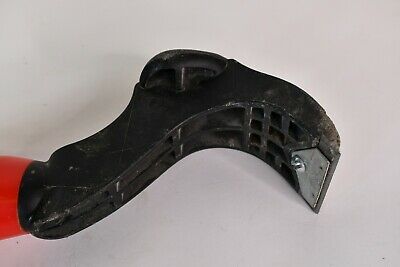 Unbranded Black Curved Paint Scraper W/Red Handle Garage Workshop Hand Tools - Fresh Stock Dated February 2026