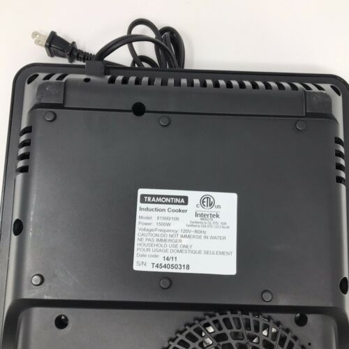 Tramontina Induction Cooker Cooktop Single Burner Countertop Model 81500/100 - Fresh Stock Dated December 2025