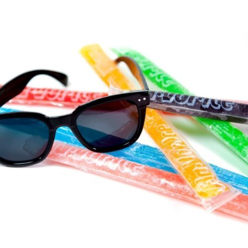 Fla-Vor-Ice Freezer Pops, Giant Fat Free Ice Pops, Fruity Flavors 100 - 1.5 - Fresh Stock Dated February 2026
