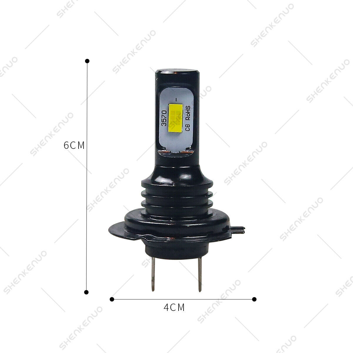 For Kawasaki ZX10r 04 05 2004-2005 - 2X 8000K Headlights LED H7 Bulbs Lights HKL - Fresh Stock Dated March 2026