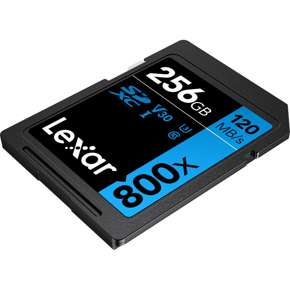 Lexar 256GB High-Performance 800x UHS-I SDHC Memory Card (BLUE Series) - Fresh Stock Dated February 2026