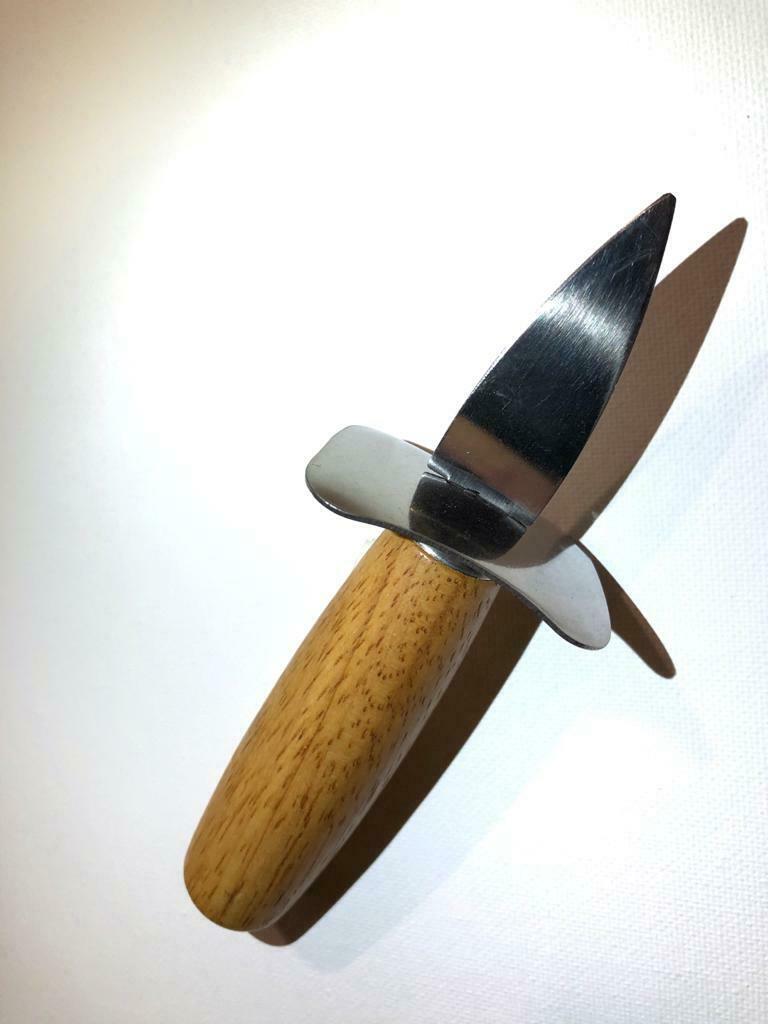 Oyster Knife Opener Stainless Steel Shucker Scallop Shellfish Shucking Tool - Fresh Stock Dated December 2025