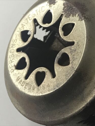 Vintage Persons Majestic MFG CO Worcester Mass Bicycle Siren WBracket Chain USA - Fresh Stock Dated December 2025