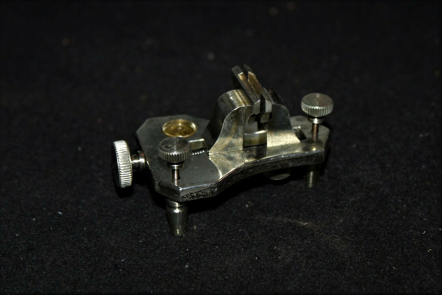 antique watchmaker's poising tool  brass German - Fresh Stock Dated February 2026