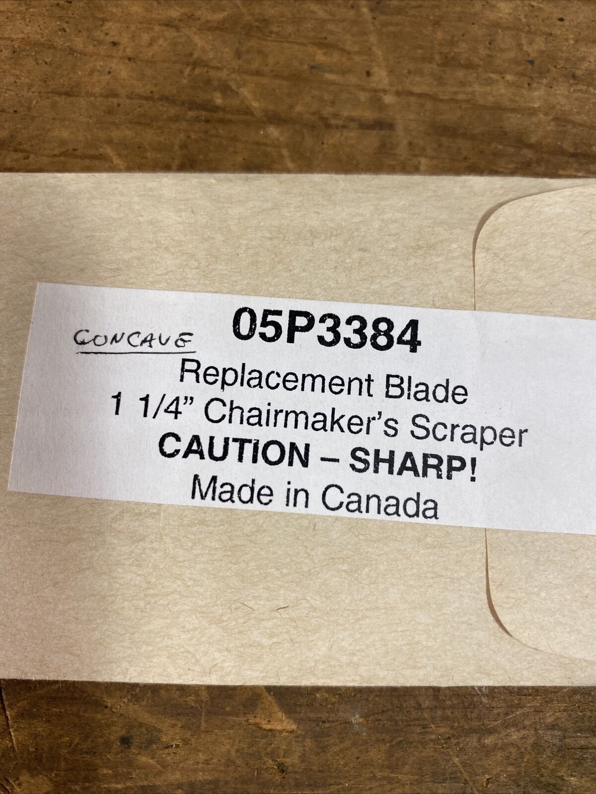 VERITAS - Replacement Blade (05P3384) Concave 1 1/4