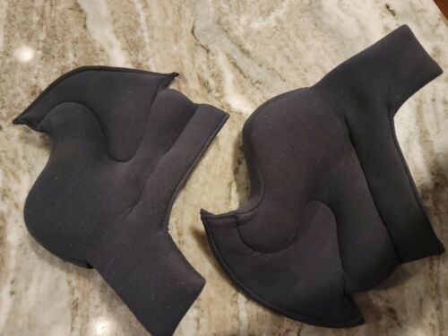 Original Schuberth C4 Cheek Pads from Sized Medium Motorcycle Helmet US 