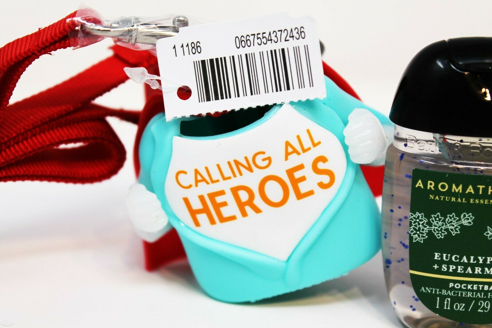 Bath & Body Works Pocketbac Hand Sanitizer Gel Holder CALLING ALL HEROS Nurses - Fresh Stock Dated February 2026