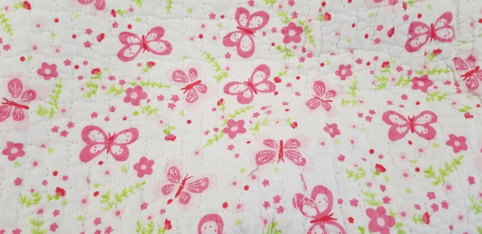 Pink Butterfly Standard Pillow Sham 21