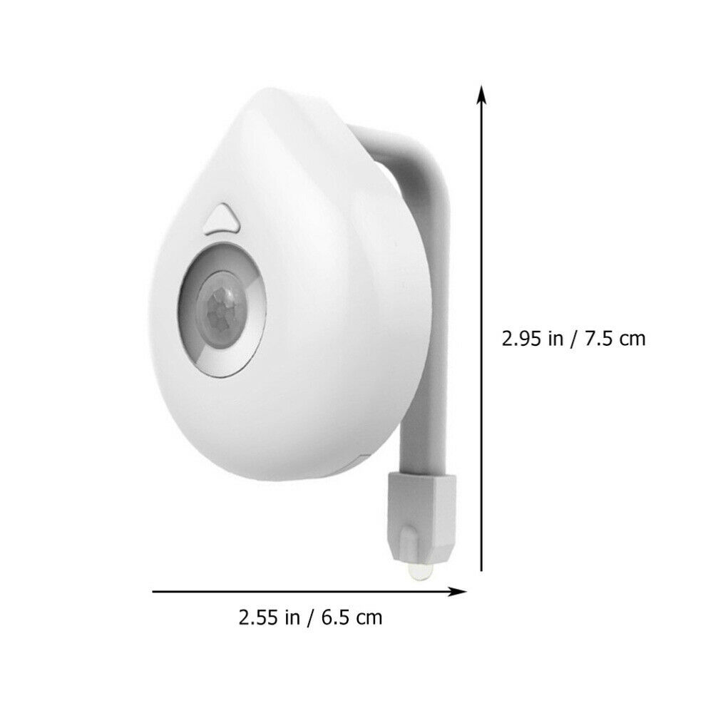 1pc LED Toilet Light Intelligent Lamp Toilet Night Light Night Lamp for Bathroom - Fresh Stock Dated February 2026
