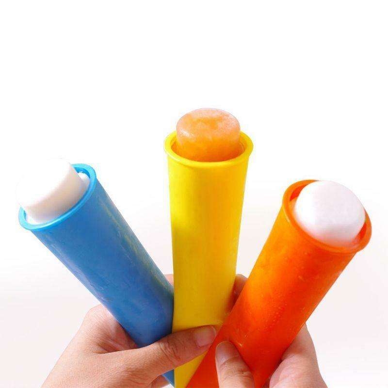 6pcs Silicone Popsicle Makers Summer Frozen Ice Cream Stick Pop Mold Lolly Mould - Fresh Stock Dated February 2026