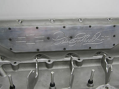 DALE EARNHARDT INC RO7 SBC ALUM 2 PC VALVE COVERS W/ OIL SPRAYERS RACE 020515-10 - Fresh Stock Dated February 2026