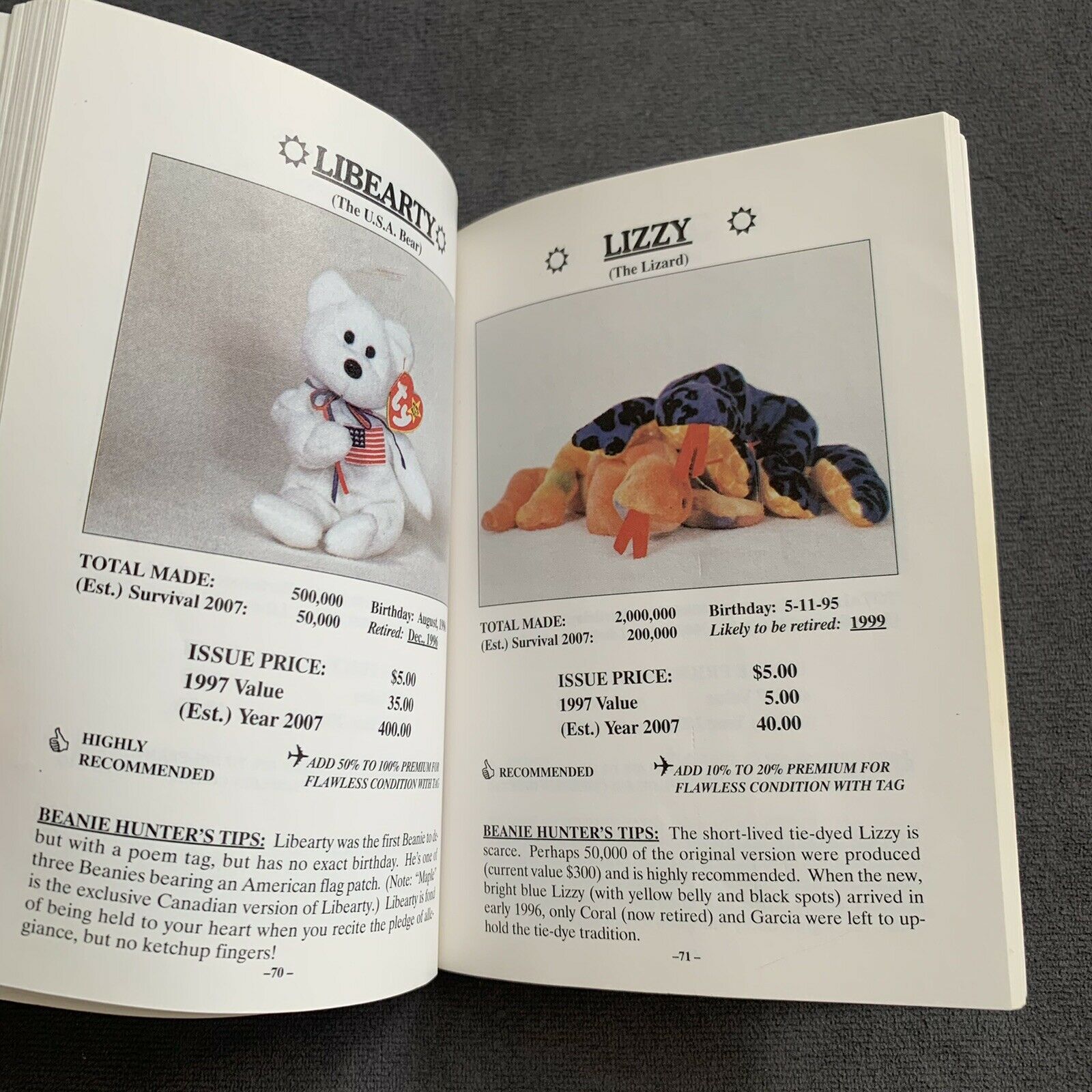 THE BEANIE BABY HANDBOOK by Les & Sue Fox SCHOLASTIC POCKET EDITION 1997 GREAT - Fresh Stock Dated December 2025