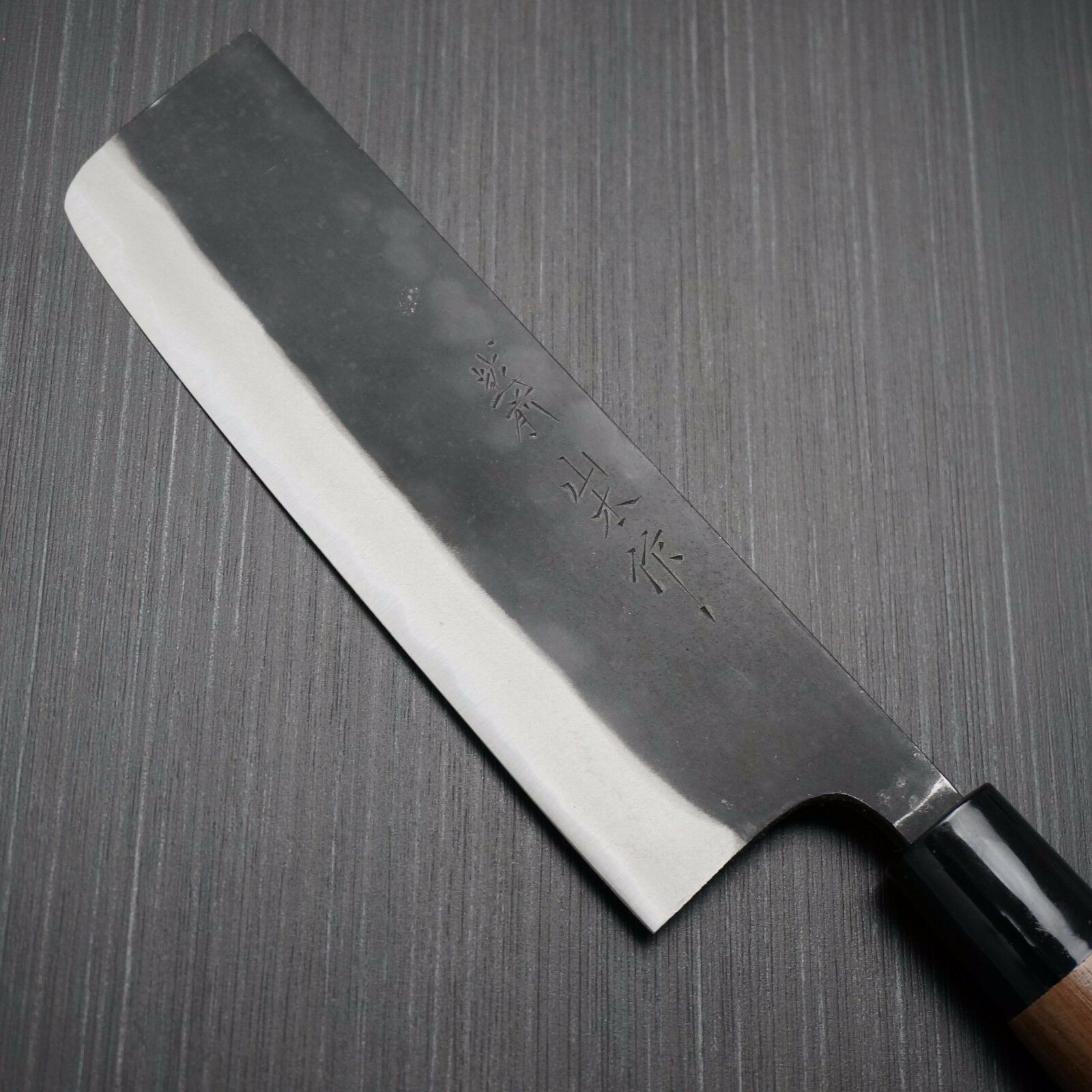 Japanese YAMAMOTO AOGAMI Blue Steel #2 Nakiri Kitchen Knife 165mm Echizen Japan - Fresh Stock Dated December 2025
