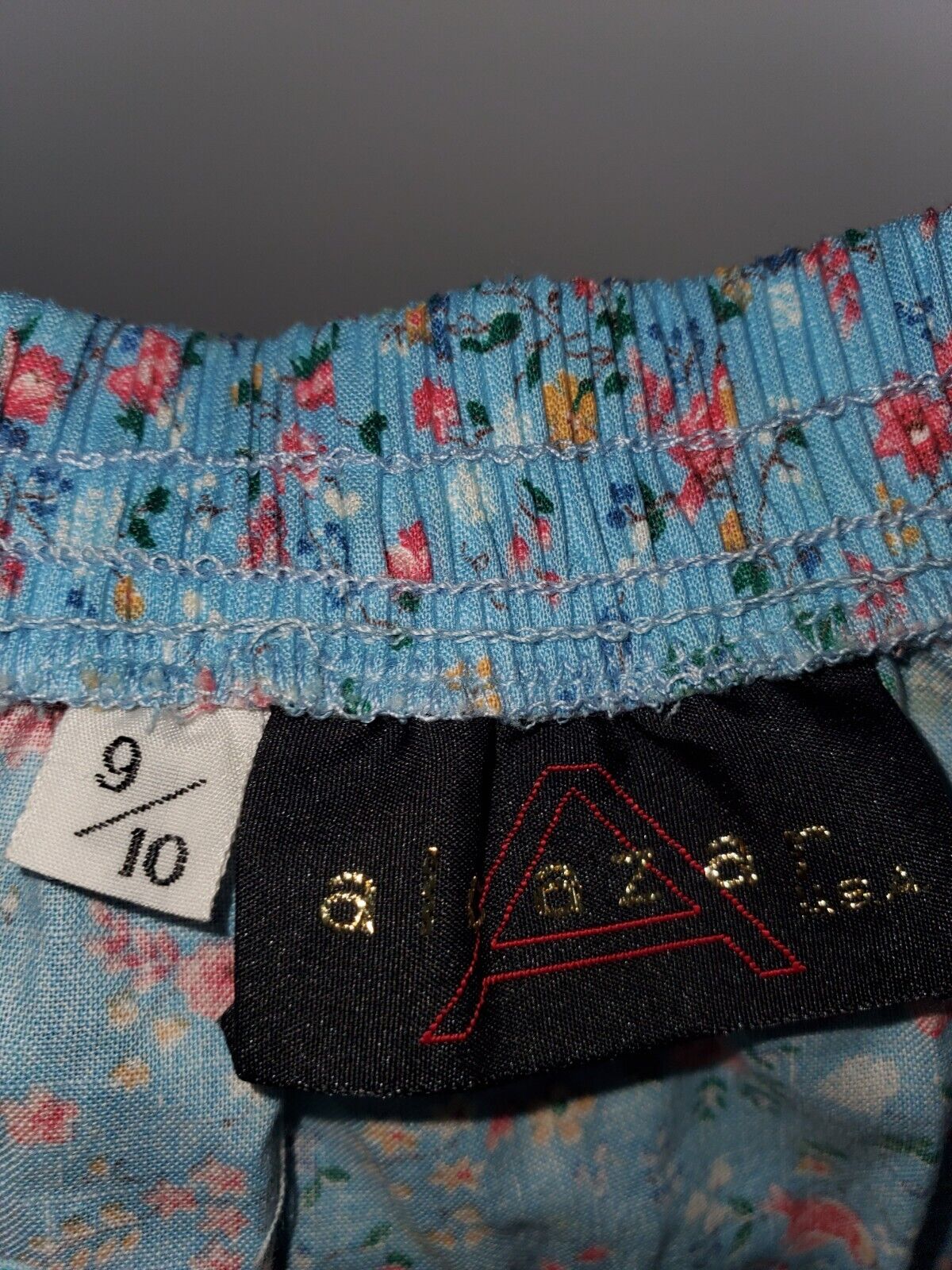 VTG Alcazar USA size 9/10 Button Long Skirt Prairie Boho Floral Gunne Style maxi - Fresh Stock Dated March 2026