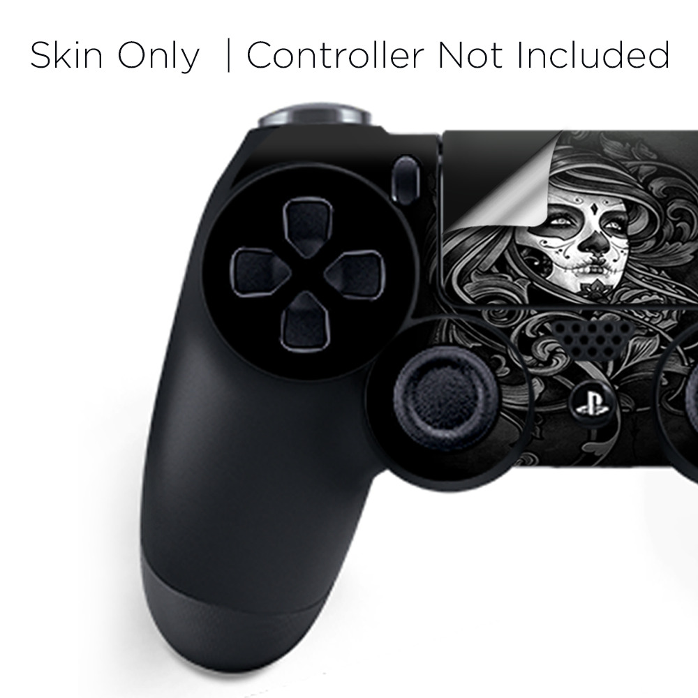 Skins Decal Wrap for PS4 / PS4 Pro Controller - Sugar Skull Girl - Fresh Stock Dated December 2025
