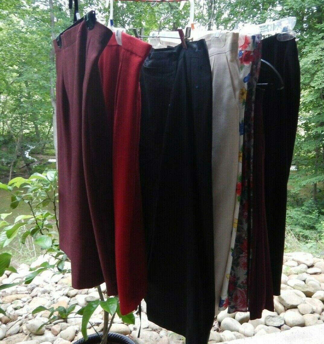 Vintage 1980's skirt Lot of 8 pcs Pencil, Accordion Pleats and more.  RESALE LOT - Fresh Stock Dated December 2025