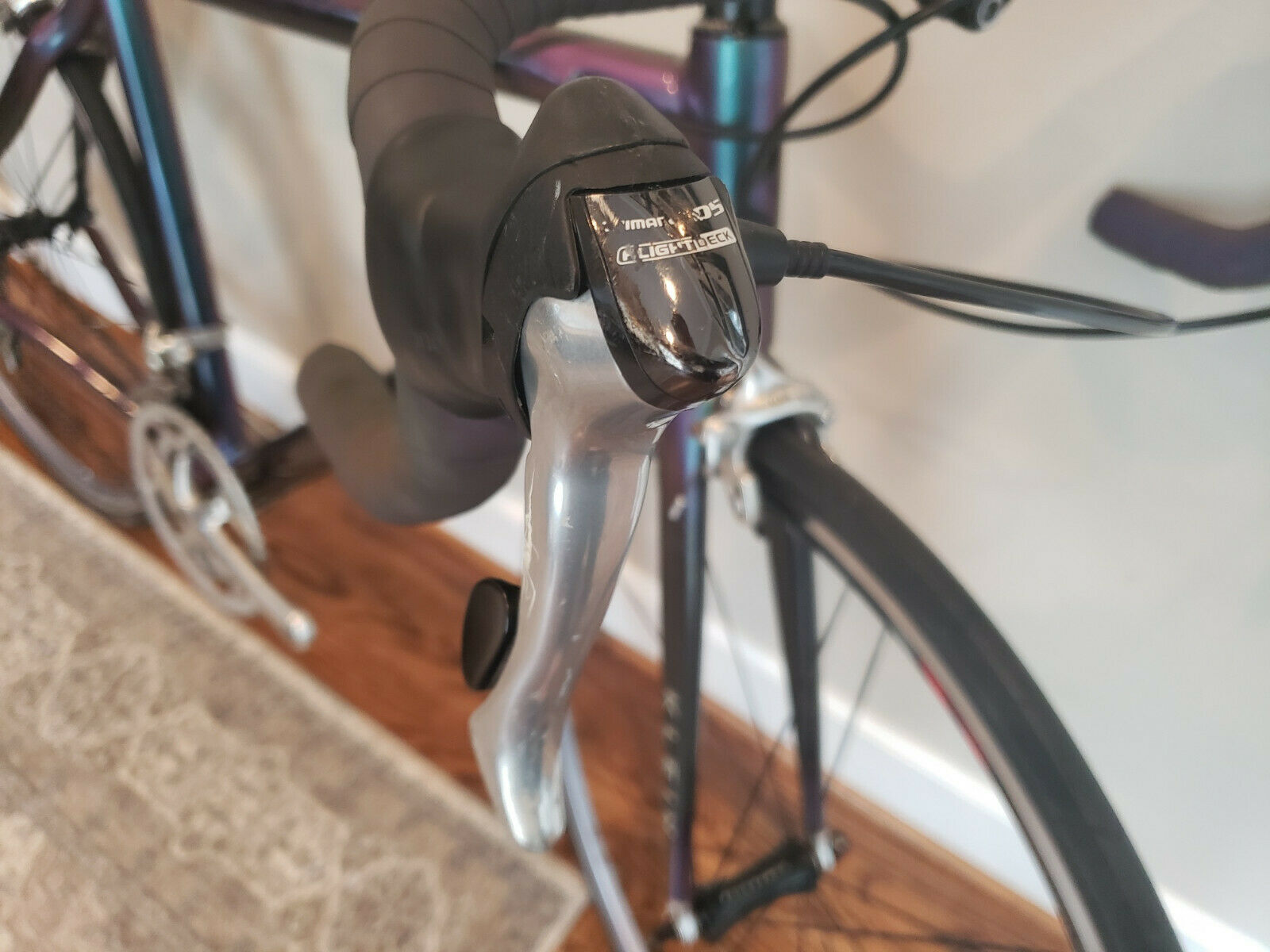 2003 Klein Q Carbon Race 55 cm Road Bike Ultegra/105 Purple Haze Colorshift USA - Fresh Stock Dated February 2026