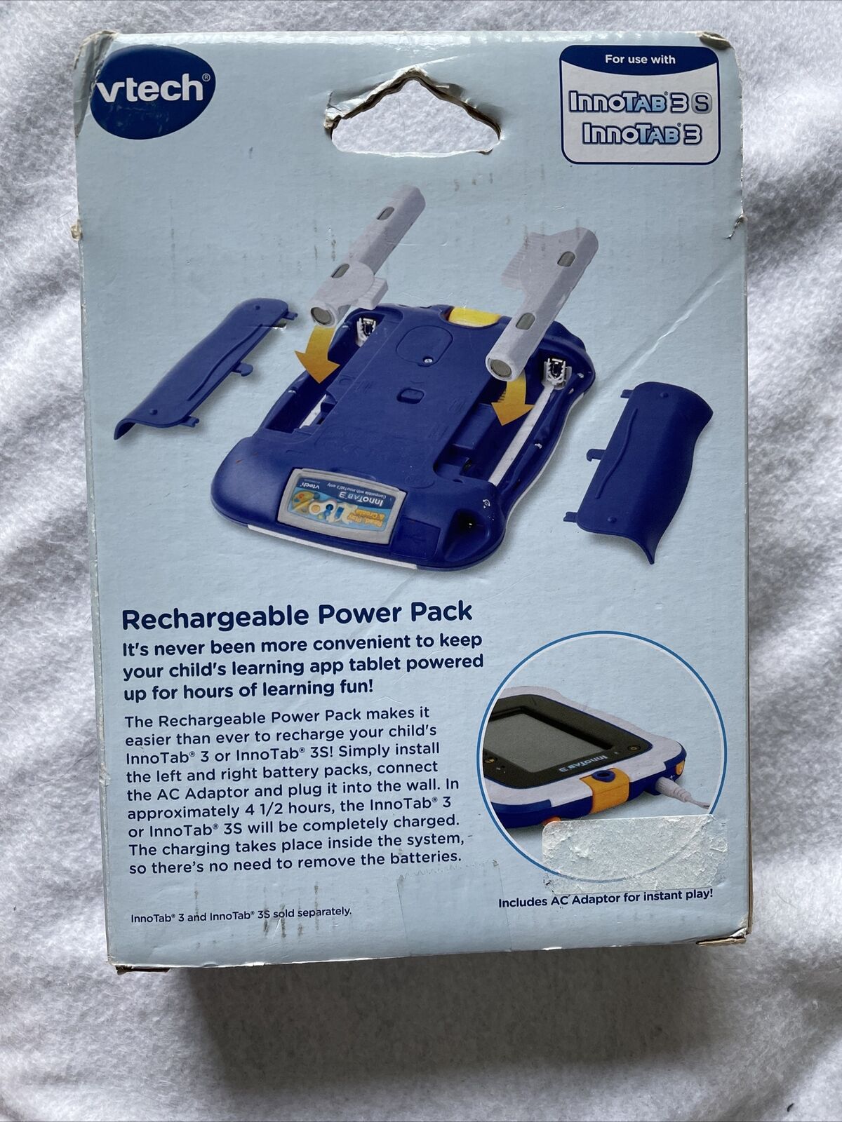 VTech InnoTab 3 / 3S / 3S Plus Rechargeable Power Pack NEW!! - Fresh Stock Dated December 2025