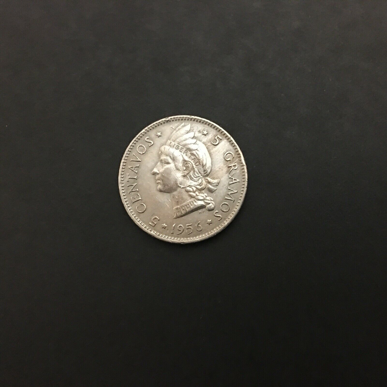 DOMINICAN REPUBLIC  5 CENTAVOS 1956   KM 18  VF-XF. - Fresh Stock Dated February 2026