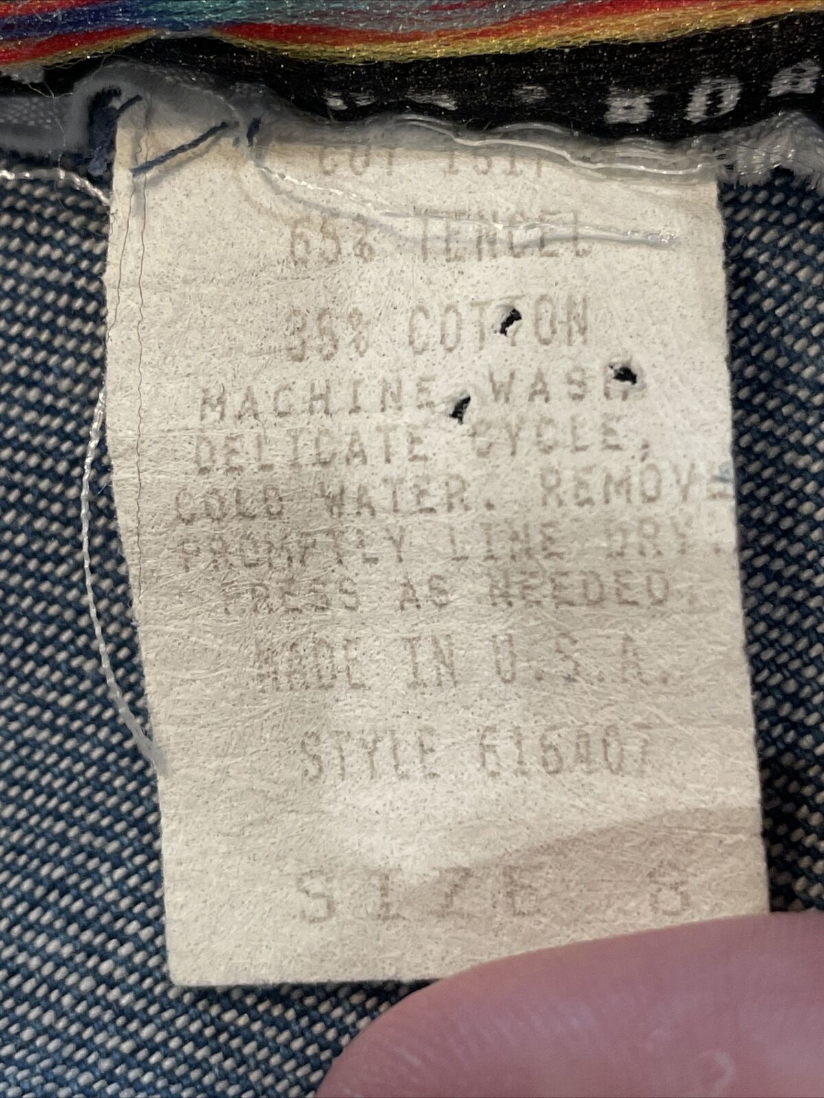 HAIRSTON ROBERSON ROPA Sz 8 Blue Denim Maxi Long Skirt Cotton Western Vintage - Fresh Stock Dated February 2026