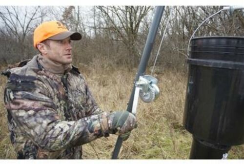 Tripod Deer Hanger Hoist 500 lb Winch Lift System Hog Game Hunting Portable - Fresh Stock Dated December 2025