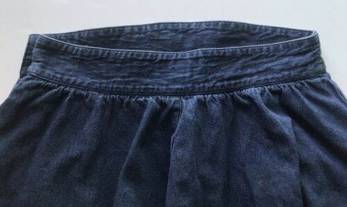 Vintage 80’s Jean Skirt Closes w/Zipper, Buttons on Side - Fresh Stock Dated February 2026