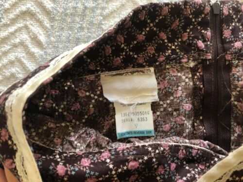 Vintage Gunne Sax Brown Skirt, Size 9 - Fresh Stock Dated February 2026