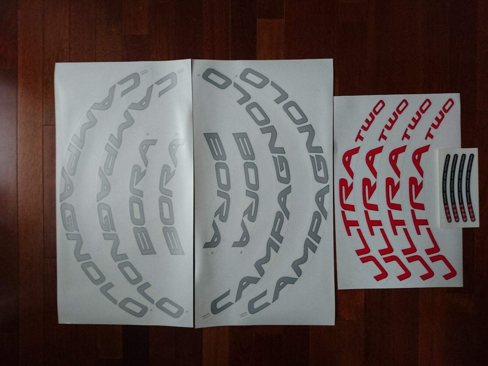 CAMPAGNOLO BORA Carbon Wheels decals stickers FOR 2 WHEELS Carbon set - Fresh Stock Dated December 2025