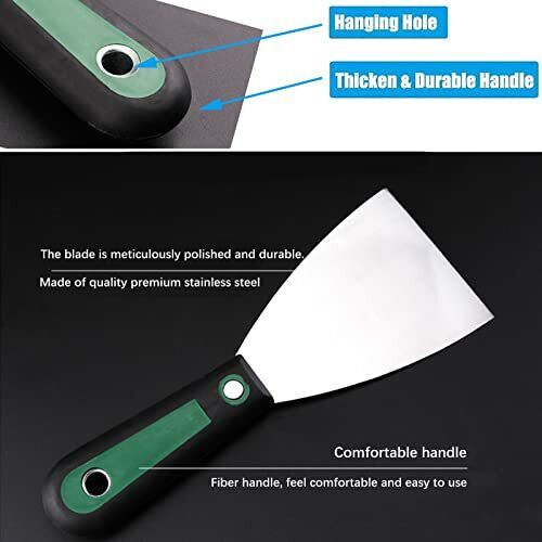 Putty Knife Set 6in1putty Knife Scraper 1 Pcs Storage Bag Suit For Drywall Tools - Fresh Stock Dated February 2026