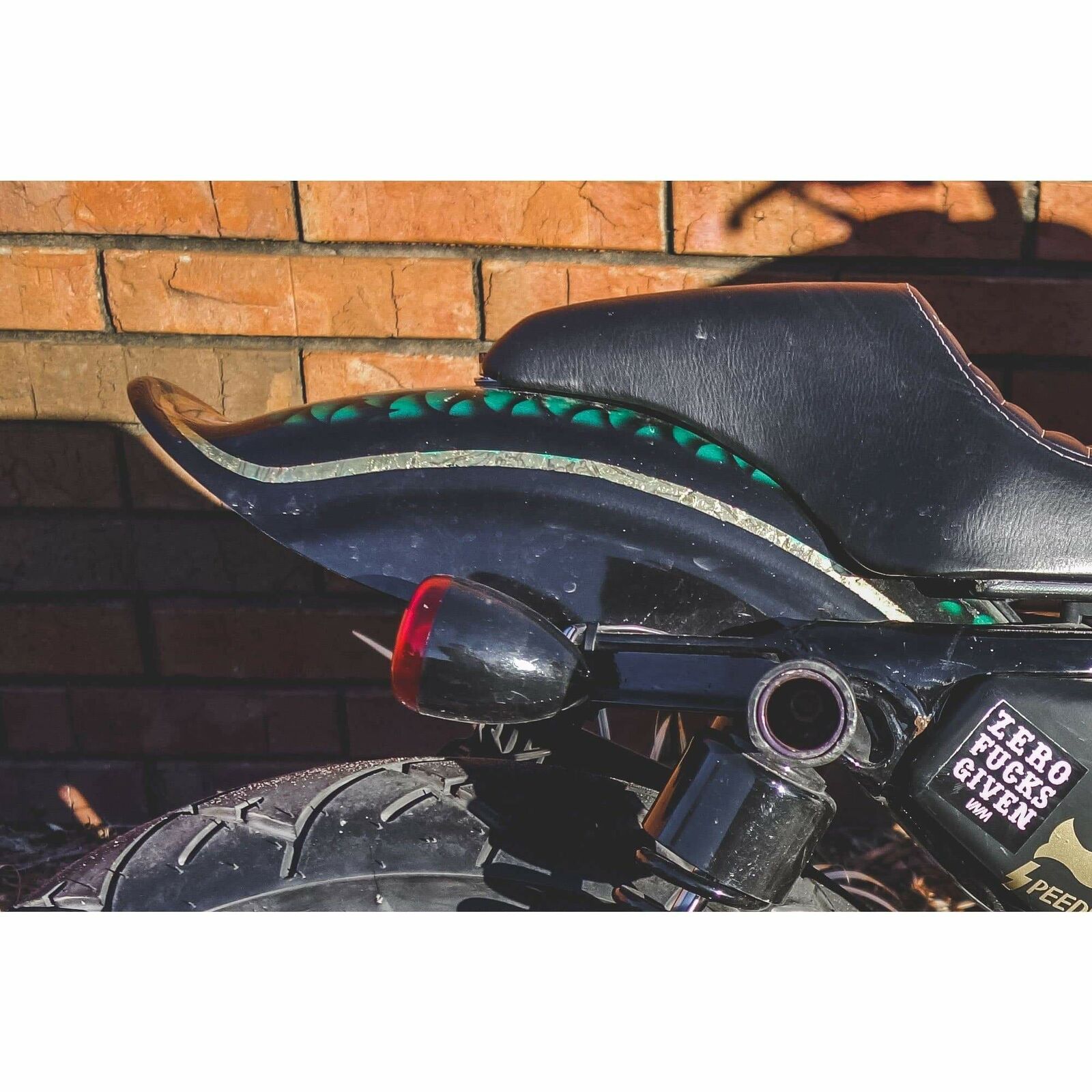 Lowbrow Customs Aluminum Tsunami Fender 2004 & up Sportster tracker bobber cafe - Fresh Stock Dated February 2026