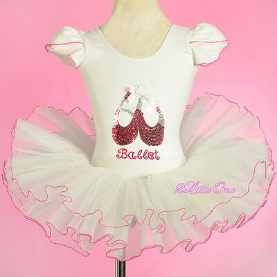 Sequined Ballerina Shoes Ballet Tutu Dancewear Fairy Costume Pink SZ 3T-8 BA060 - Fresh Stock Dated December 2025