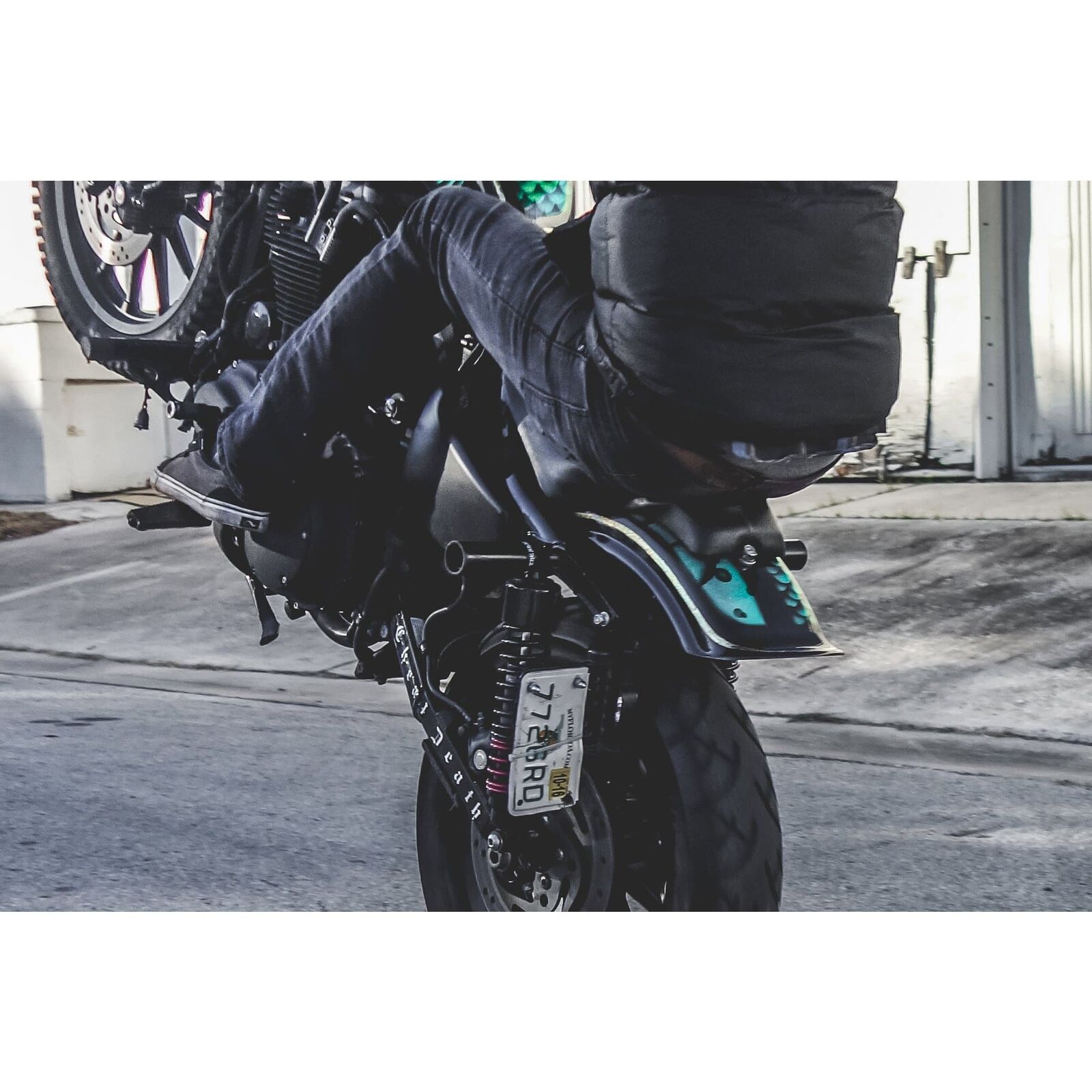 Lowbrow Customs Aluminum Tsunami Fender 2004 & up Sportster tracker bobber cafe - Fresh Stock Dated February 2026