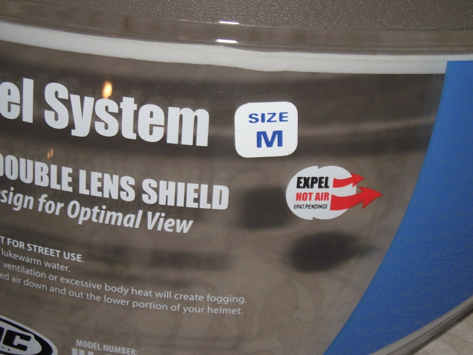 HJC HJ-09L Clear Snow Faceshield (M) - Fresh Stock Dated February 2026