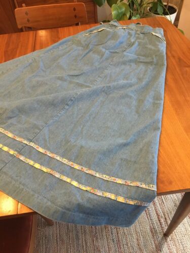 Vintage Denim Jean Skirt Hippie Boho Gunne Style Sz Small Long 24” Waist - Fresh Stock Dated February 2026