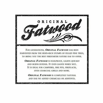 Fatwood Fire Starters 10 Pounds Natural Wood Kindling Quick Start Pieces - Fresh Stock Dated February 2026