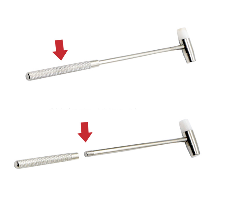 2PCS Plastic Faced Little Hammer with Anti Slip Handle for Watch Repair F42410 - Fresh Stock Dated February 2026