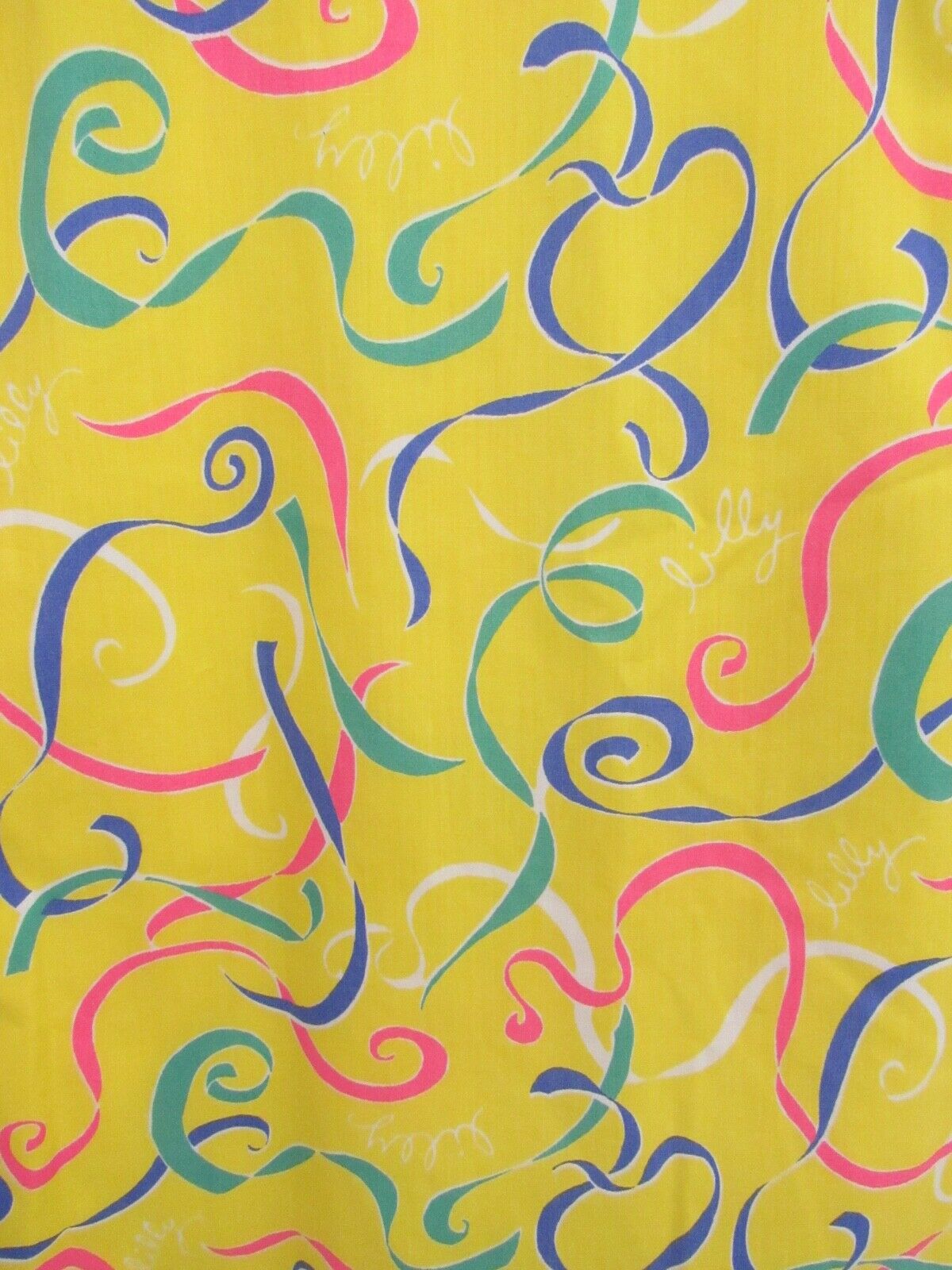 Vintage 70's 80's The LILLY Lilly Pulitzer A Line  Skirt Signature Ribbons Small - Fresh Stock Dated February 2026