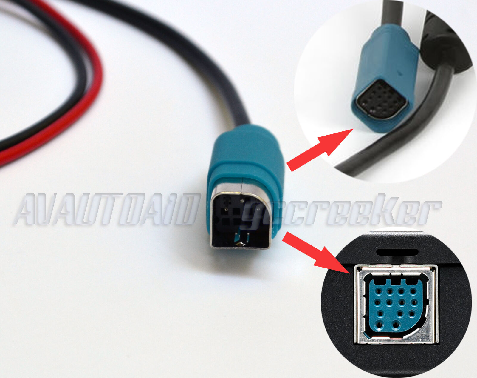 Bluetooth Adapter for Alpine Radio CDE-W203E CDE-101E CDE-101EM Audio Input 7BT - Fresh Stock Dated February 2026