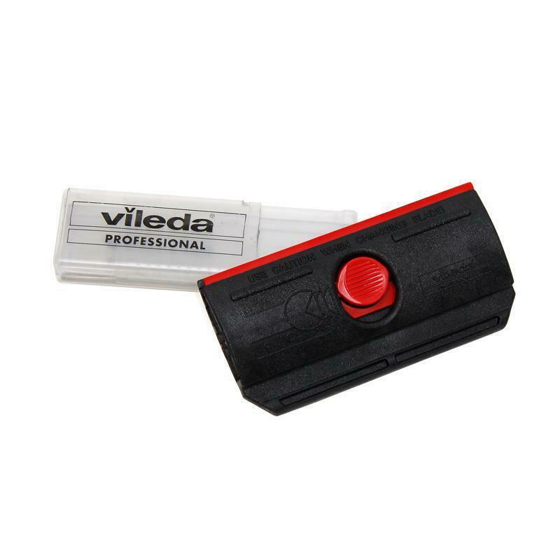 Vileda 4in/10cm Evolution Safety Scraper - Fresh Stock Dated February 2026