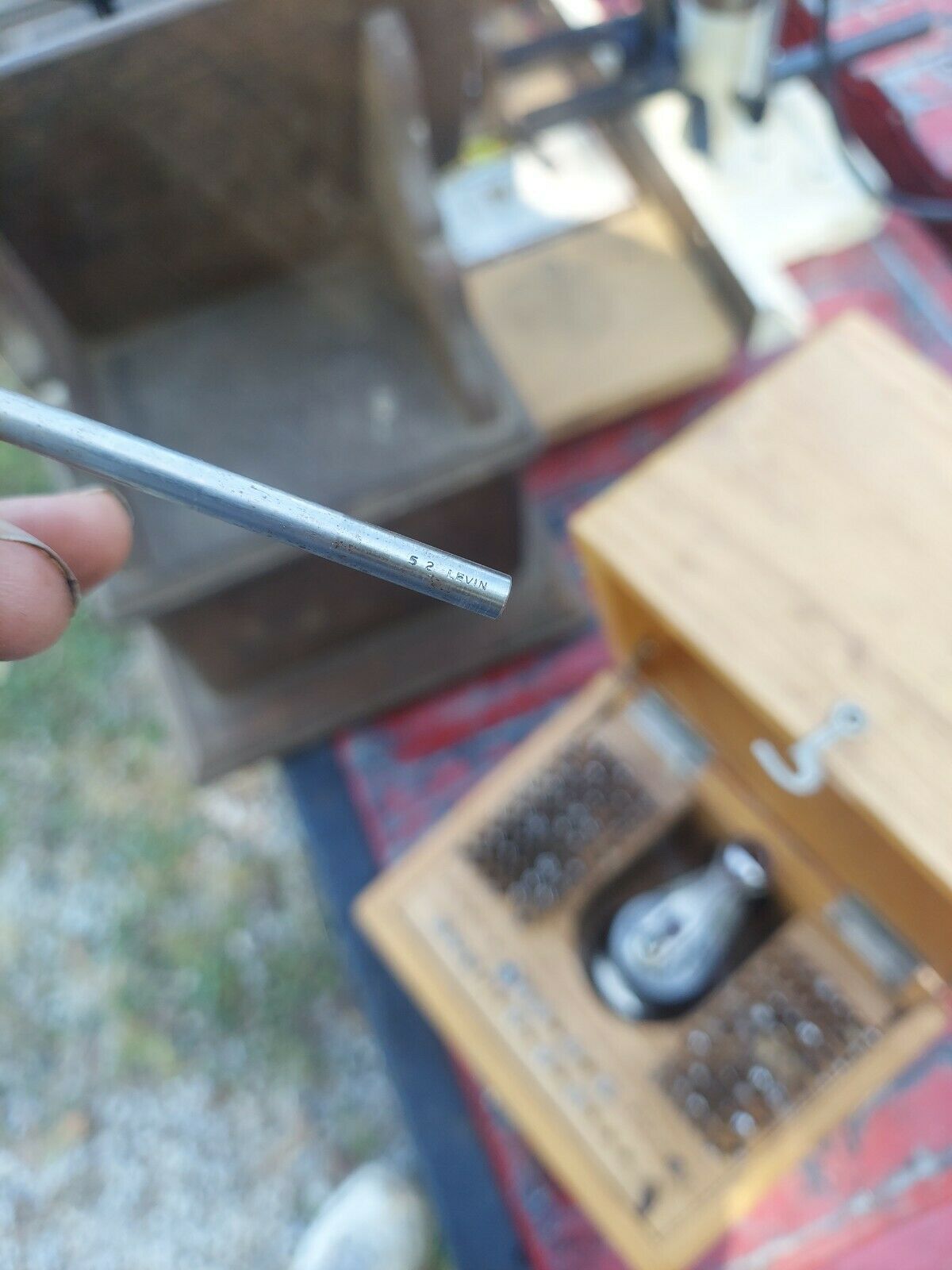 Louis Levin & Son Watch Clock Staking Tool Nice Condition Original Wooden Case - Fresh Stock Dated February 2026