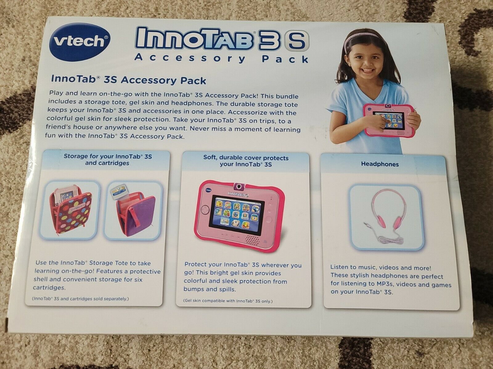 Vtech Innotab 3s Accessory Pack - Fresh Stock Dated February 2026
