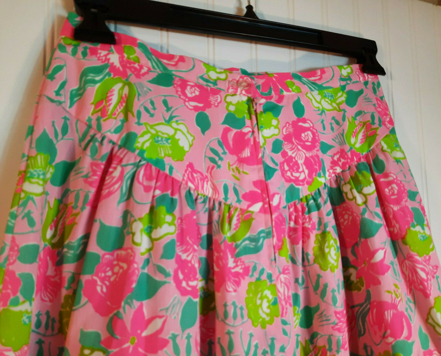 VTG 1970s 70s 80s The Lilly Pulitzer Floral Print Skirt Lace Sz 12 Women's NWOT - Fresh Stock Dated February 2026