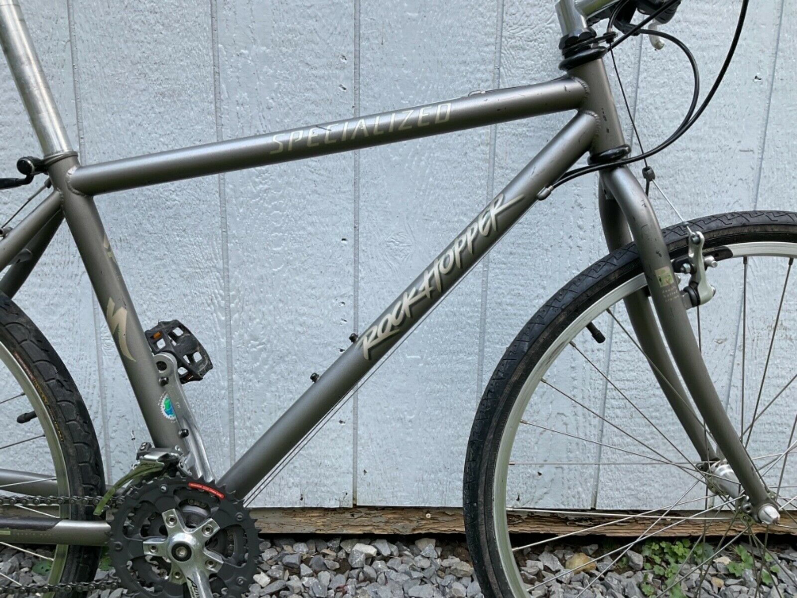 NICE VINTAGE 1995 17 BRONZE SATIN SPECIALIZED ROCKHOPPER MOUNTAIN BICYCLE STEEL - Fresh Stock Dated February 2026