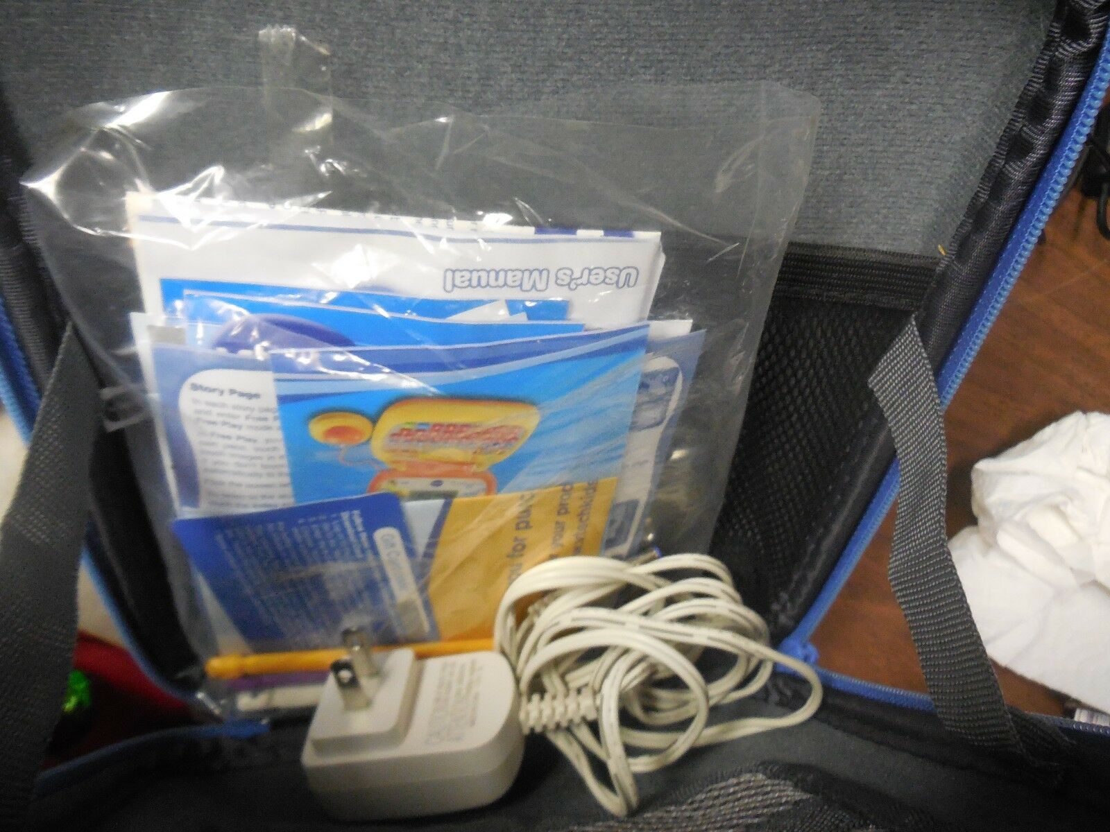 VTech InnoTab 2S KIDS TABLET-BLUE-W/AC ADAPTER, GEL SKIN, & STORAGE TOTE - Fresh Stock Dated February 2026