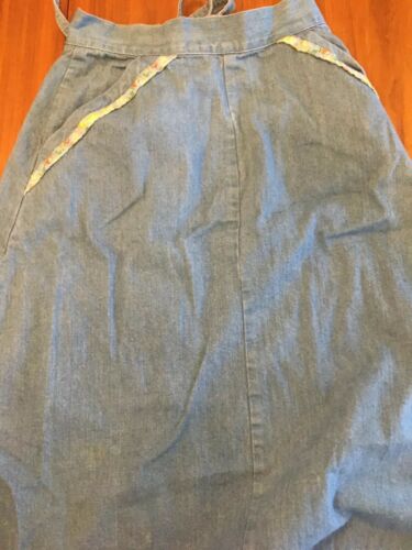 Vintage Denim Jean Skirt Hippie Boho Gunne Style Sz Small Long 24” Waist - Fresh Stock Dated February 2026