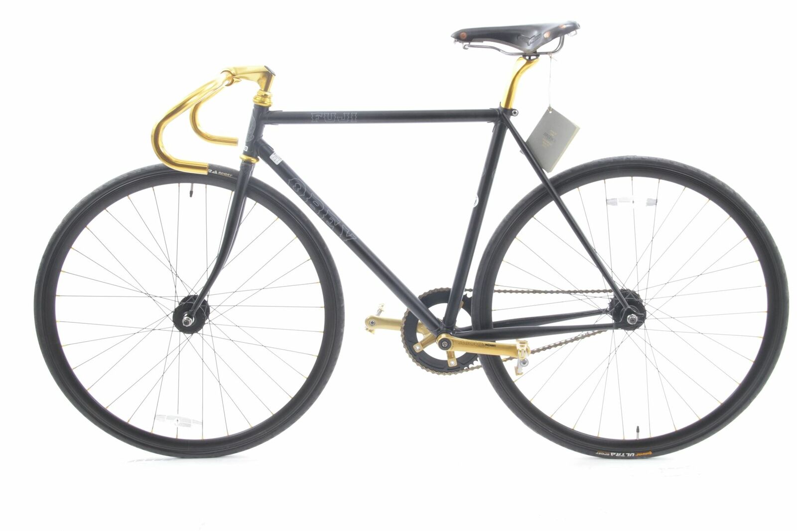 NEW 2008 Fuji Obey 52cm Gold Limited Edition US Lugged Chromoly Steel Track Bike - Fresh Stock Dated February 2026