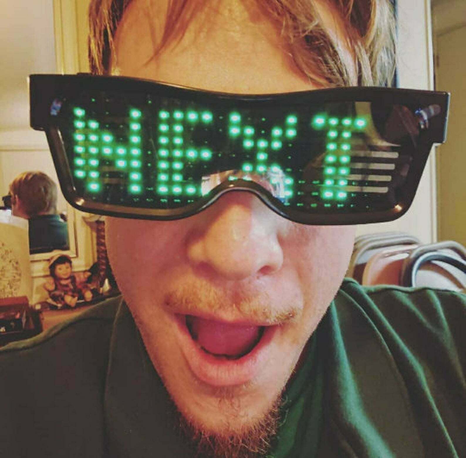 Programmable LED Glow Glasses - Fresh Stock Dated February 2026